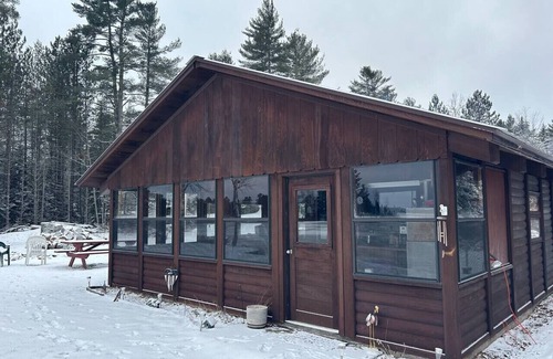 Michigamme Cabin | Near the Snowmobile Trail - Cozy Lake Ruth cabin with private sandy beach
