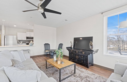 Arlington Apartment | New! 1BR 1BA Apt in Downtown Historic Arlington Depot Square, Large Balcony