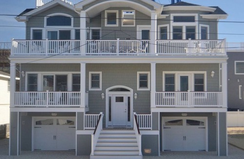 Holgate House | New 2019 Holgate (Beach Haven Inlet) 6 BRs Extensive Decks Sweeping Water Views
