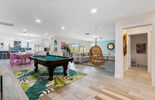 Villages of Palm Beach Lakes House | NEW 6BR Beach Resort-Style Game House! Heated Pool