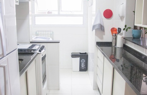 Itagua Apartment | New apartment with gourmet balcony, AC, 2 parking spaces, Wi-Fi and Smart TV, 200m from the beach