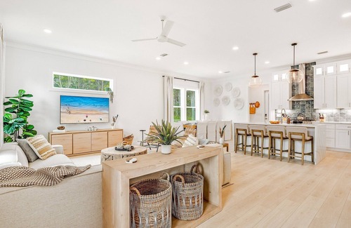 West Panama City Beach House | NEW Build! 4 min to Inlet Beach. 6 Bikes! POOL. 10 min bike to Rosemary Beach!