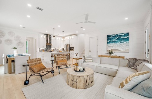 West Panama City Beach House | NEW Build! 4 min to Inlet Beach. 6 Bikes! POOL. 10 min bike to Rosemary Beach!