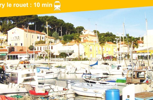 Calanque de Morgiou Apartment | NEW: Cabanon "La Cigale" calanque of Niolon at bleu coast (South France)