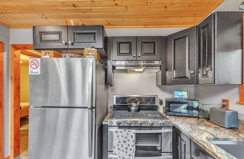 Big Lake Cabin | NEW! Cabin in the Woods (1-Bedroom) - Pets Allowed