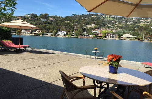 Belvedere Tiburon House | New, completely rebuilt two level Belvedere Lagoon waterfront monthly rental.