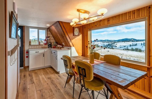 Jefferson Cabin | NEW Cozy Owl A-Frame: Cabin with Epic Mountain Views Featured on HGTV