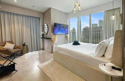 Downtown Dubai Apartment | New Exclusive 2BR Downtown Dubai Burj Khalifa View and Dubai Mall
