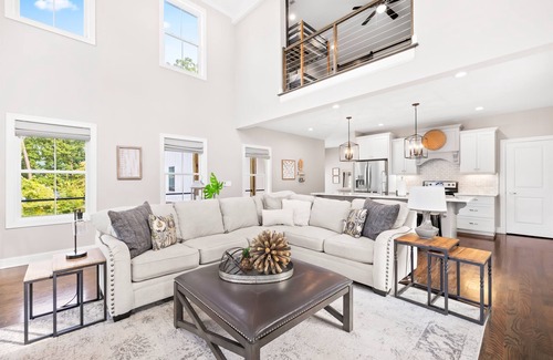 Sherrills Ford House | NEW! Firepit, Covered Dock, & Wraparound Porch