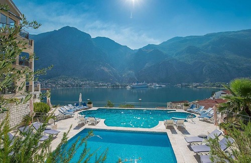 Muo Apartment | New Ground Floor Apt With Stunning Views Of Kotor Bay From The Balcony And Pool