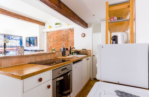 Saint-Etienne Apartment | {NEW} Historical loft, central, balcony