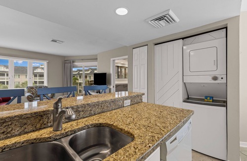 Isle of Palms Villa | New Listing! Port O' Call A302 - Top Floor View!