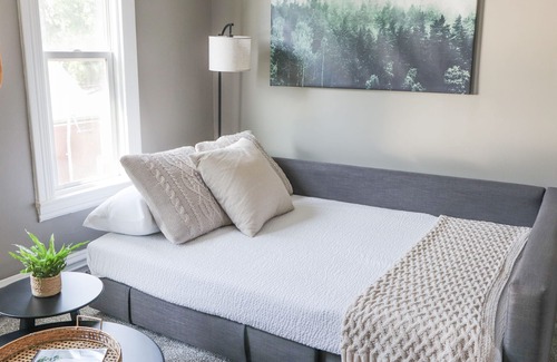 Northeast Minneapolis Apartment | NEW LISTING- Upper Level of Duplex- WFH Desks, 5 mi to Dtwn!