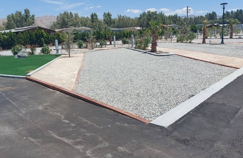 Desert Hot Springs RV Rental | New Modern RV Resort with Mountain Views Site 41