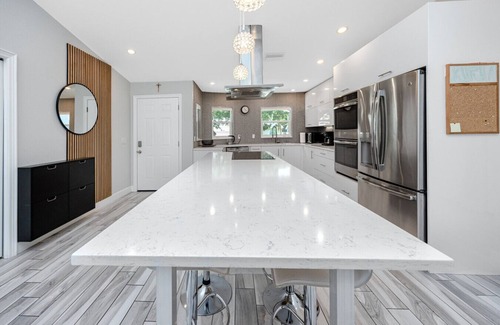 Palm Harbor House | NEW! Palm Harbor Hideaway | Gorgeous Home with Pool & Tropical Oasis