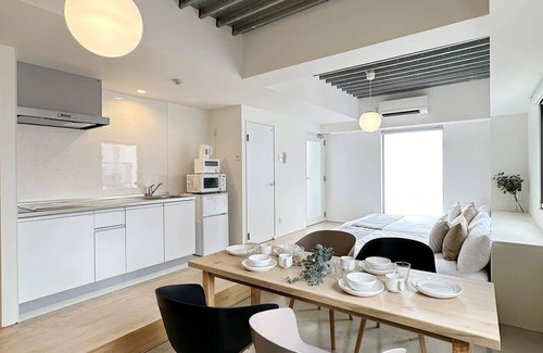 Hiroshima City Centre Apartment | New Studio Apt in the City Center for 6Ppl