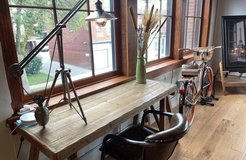 Rochester Apartment | NEW TO VRBO: Industrial History with a Modern Day Design Loft Apartment