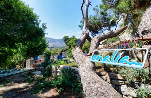 Ikaria Apartment | New,uniquely cozy place,waterfront garden,actual steps to crystal clear beach -