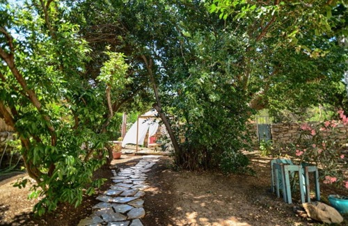 Ikaria Apartment | New,uniquely cozy place,waterfront garden,actual steps to crystal clear beach -
