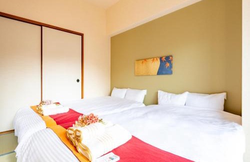 Nishi Apartment | Newly opened Hotel 3 京セラドーム徒歩10分 道頓堀 関西空港 大阪城 海遊館直行 USJ1回乗換 出張 Family friendly Free parking 15 minutes by car to USJ