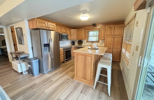 South Toledo Bend House | Newly remodeled lake front property with boat dock and oversized yard