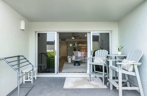 New Smyrna Beach Condo | Newly renovated NSB first floor condo, direct oceanfront, non-driving beach