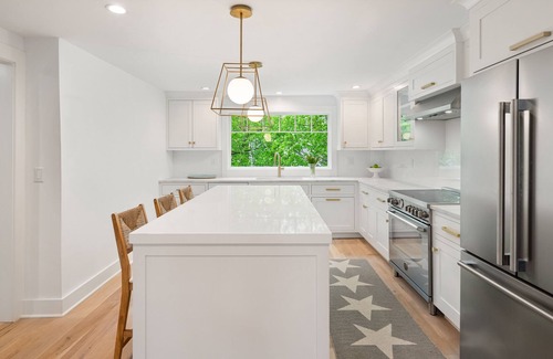 Rowayton House | Newly renovated Rowayton village jewel box, one block from town and beach.