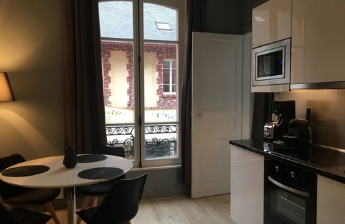 Houlgate Apartment | Nice 1 bedroom Scandinavian design 50m from the beach