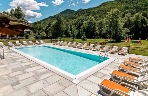 Sampeyre Apartment | Nice apartment for 4 guests with pool, WIFI, TV and terrace