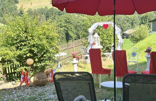 Ruedisbach Apartment | Nice apartment for 8 people with hot tub, WIFI, TV, balcony and pets allowed