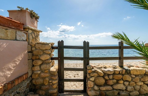 Province of Cagliari Villa | Nice apartment in villa for 8 guests with A/C, WIFI, TV, patio and parking