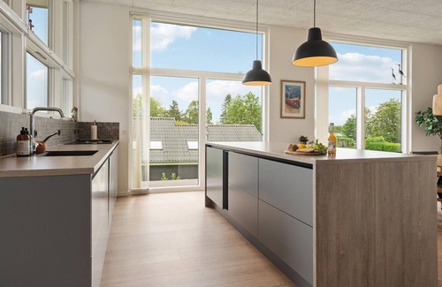 Hvidbjerg Strand House | Nice home in Børkop with jacuzzi