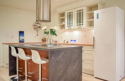 Sandve House | Nice home in Sandve with house sea view