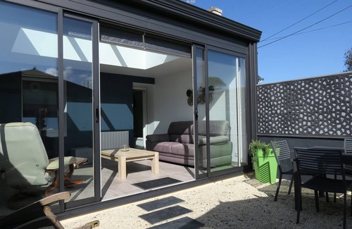 Tregastel House | Nice renovated south facing house with closed courtyard in TREGASTEL
