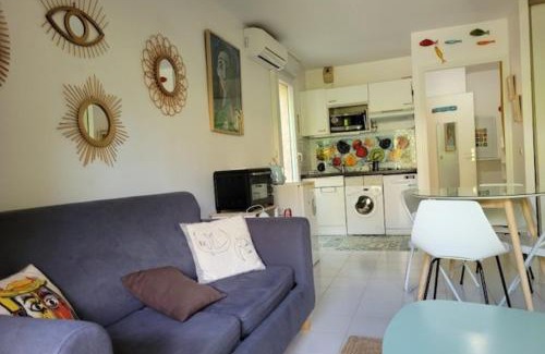 Cap-d'Antibes Apartment | Nice studio 30 m with terrace and pool