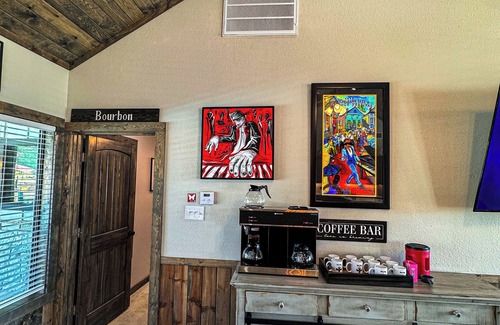 Sabinal House | NOLA styled 6-bedroom home in Concan. Sleeps 36 with AC, WiFi, Pool, Hot Tub