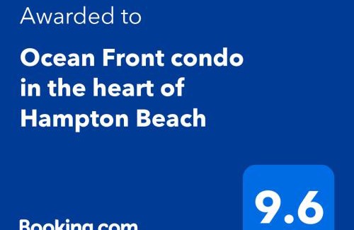 Hampton House | Ocean Front condo in the heart of Hampton Beach