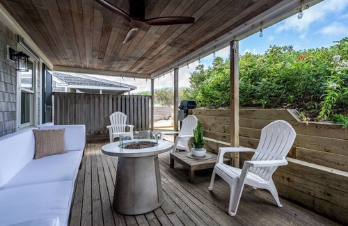 East Sandwich Cottage | Ocean front oasis nestled into the dune on a private East Sandwich beach.