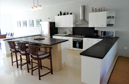 Tulsayab Villa | ocean view 4 BB villa with big pool in front of the beach in Tulum. sleeps 12