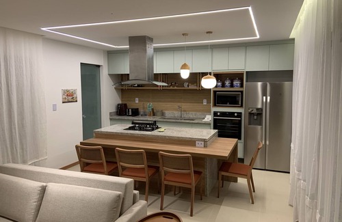 Acu da Torre House | Ocean view house Imbassai beach 2 bedrooms 7 beds, seafront gated condominium.