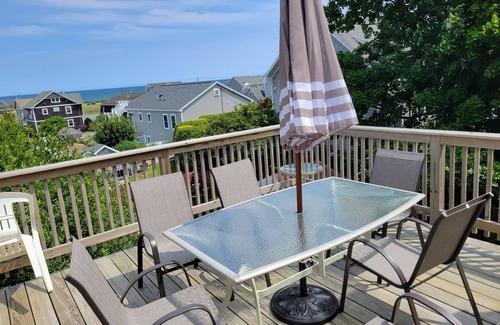 Narragansett House | Ocean view. New central air, 3 minute walk to beach. Bedrooms, 2 full baths.