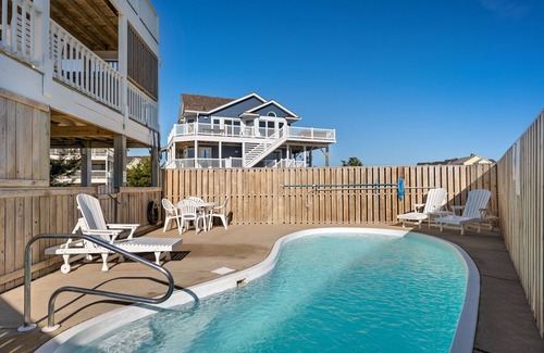Nags Head House | Ocean views, Close 2 Beach, Pool, Arcade, Hot Tub Arcade, Bikes, Loaded