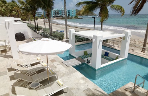 Oyster Pond Villa | Oceanfront 5-Stars Starfish Villa, Dawn Beach, Private Pool, Secured, Concierge