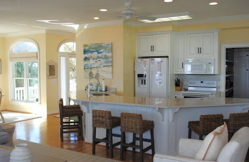 Litchfield by the Sea House | Oceanfront Beach Home with pool access located within Charlestowne Grant community.