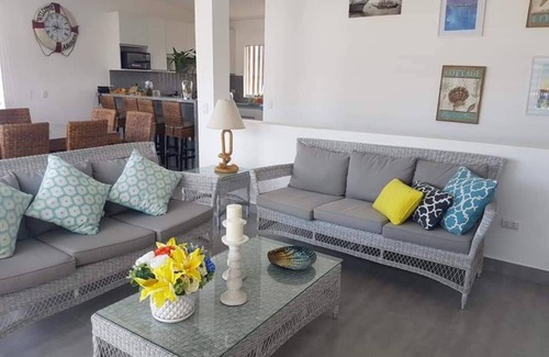 Bocapan Apartment | Oceanfront duplex in Zorritos with A/C, terrace, 4BR, next to Casa Andina.