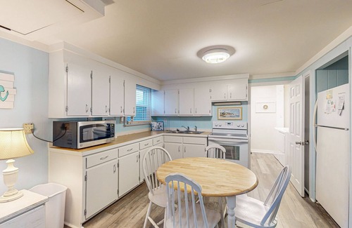 Topsail Beach House | Oceanfront home with beach access, ocean and beach views, foosball table, deck