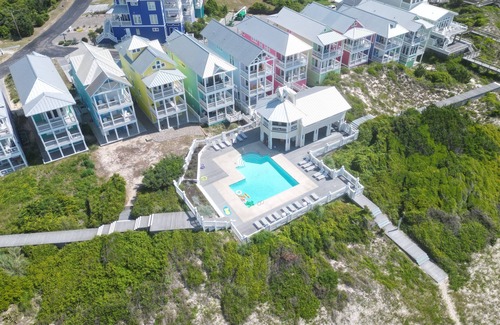 Sea Dreams House | Oceanside Home with water views with community Pool in Dunes and close to beach.