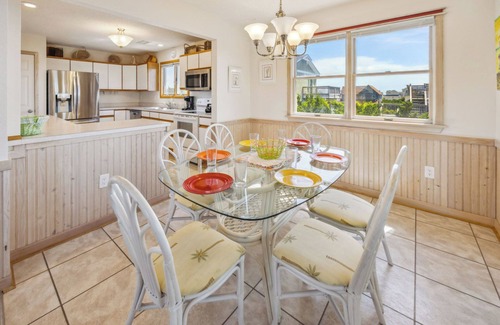 Frisco House | Oceanview Dog Friendly Home with Grills, Screened Porch, and Nearby Beach Access