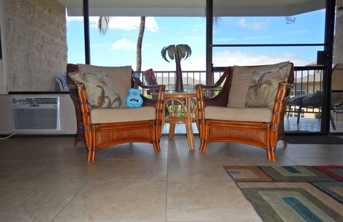 Kihei Condo | October Sale! 48 Hr Cancel, Partial Ocean View, A/C, 3 min Walk to Beach