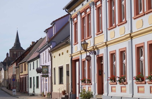 Lassan Cottage | Old carpentry - double room (28) on the top floor, front building - apartments and rooms in the old